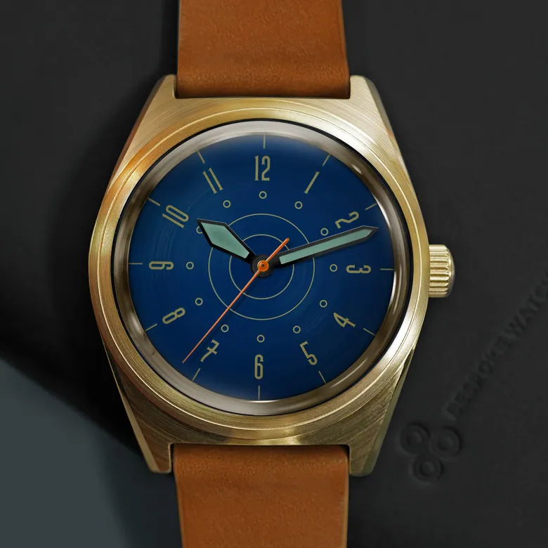 Intaglio 38 Tonneau: “Moderna” Marine Dial