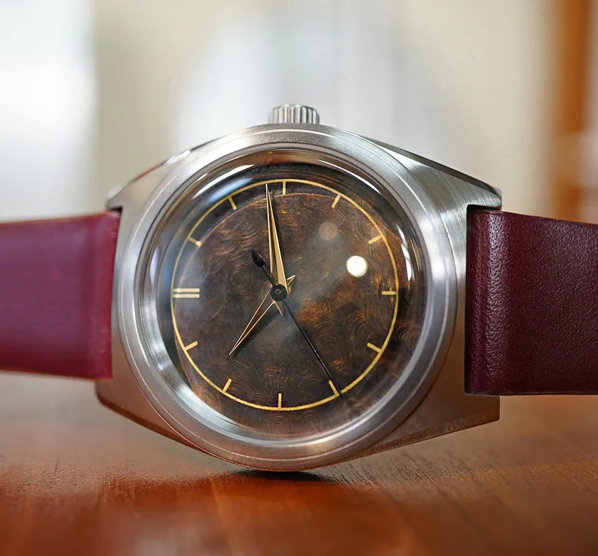 Dragonscale Edition: “Metallic Caramel” Brass Dial