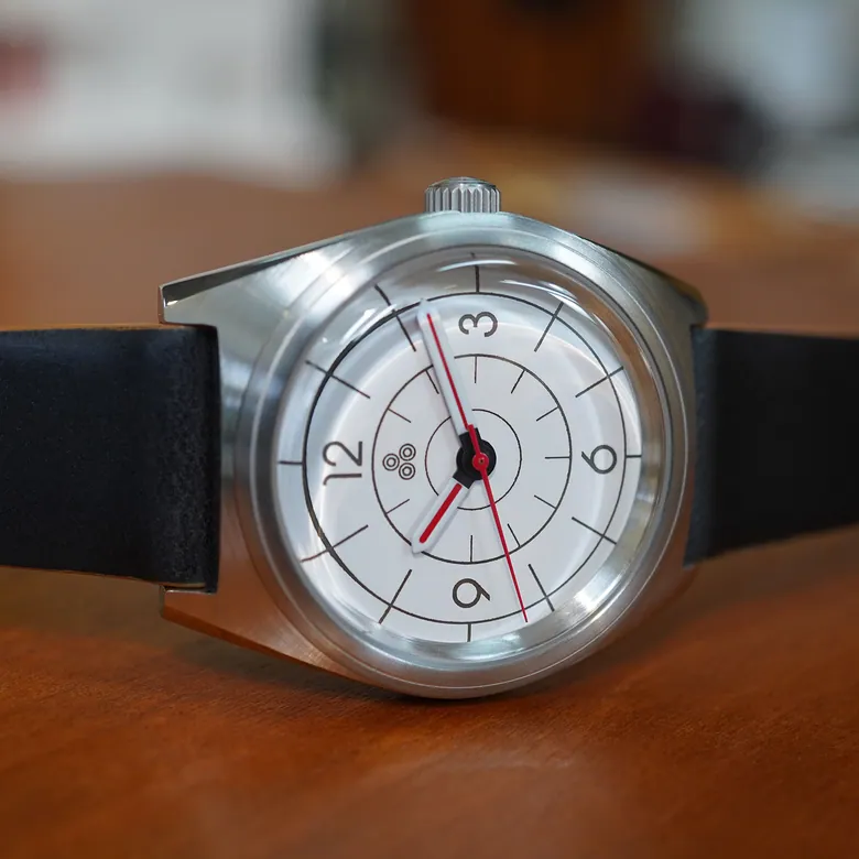 Intaglio 38: “New Sector” Eggshell & Brass Dial