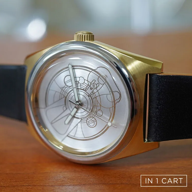 Intaglio 38: Brass & Sterling Silver “Ghost” Dial
