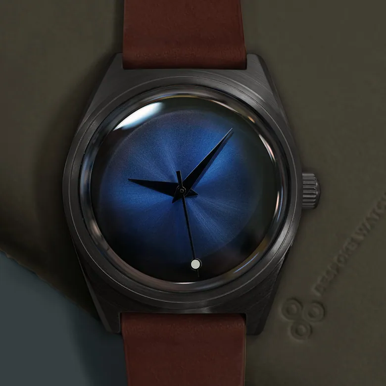 Intaglio 38: “Modèle Nu” Blue Ombré