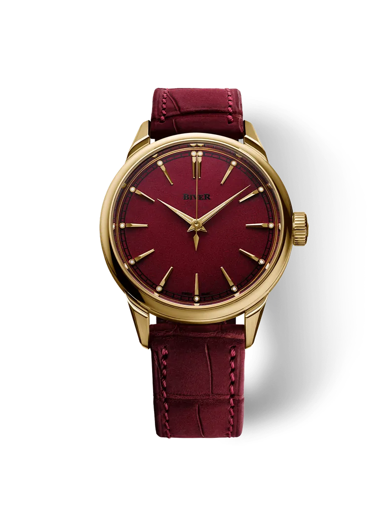 Matte Burgundy Enamel | Biver - Independent Watchmaker
