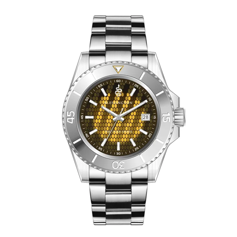 The Tiger Snake - Tungsten 42mm