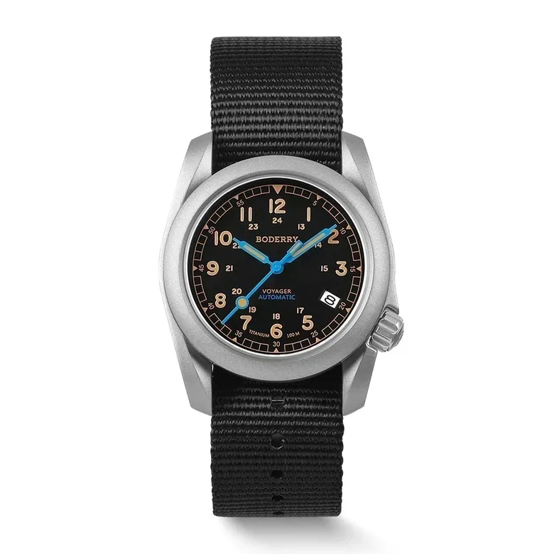 VOYAGER - 100M Waterproof Titanium Automatic Field Watch