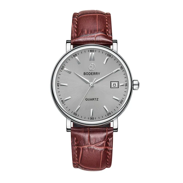 CLASSIC 40MM - Swiss Quartz Movement Watch | Silver &amp; Grey Dial