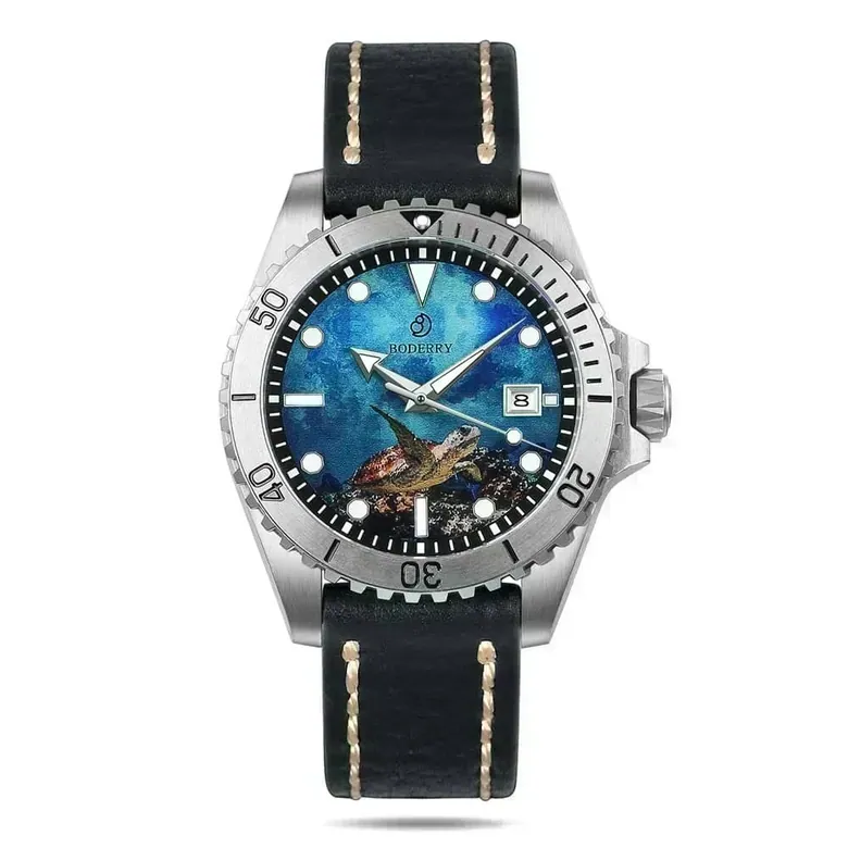 SEATURTLE.OCEAN(TITANIUM) - Automatic Titanium Diver Watch