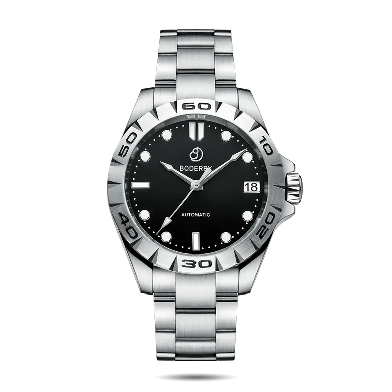 URBAN DATE(STEEL)- 3-Hand Hi-beat(28,800 bph) with 72 Hrs Power-reserve Automatic Watch