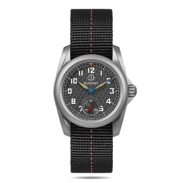 VOYAGER S72 – 72-Hour Power Reserve Titanium Automatic Field Watch, 100M Water Resistant | Grey
