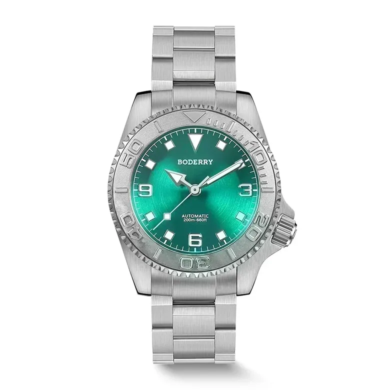 ADMIRAL 3-Hand No-Date - 200M Waterproof Titanium Automatic Diver Watch