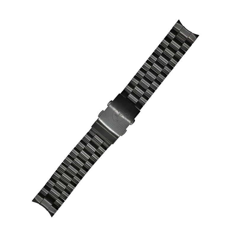 EDELSTAHLARMBAND SCHWARZ 22MM FÜR MINESWEEPER