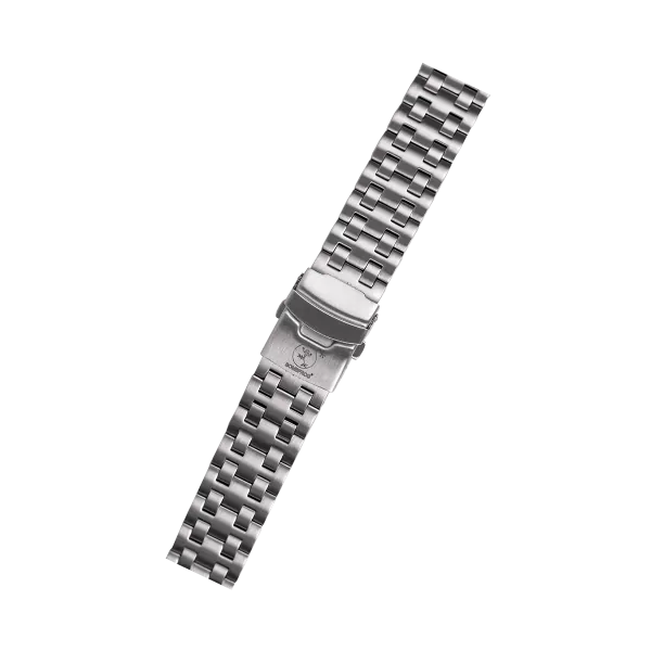 EDELSTAHLARMBAND SILBER 22MM FÜR BT25