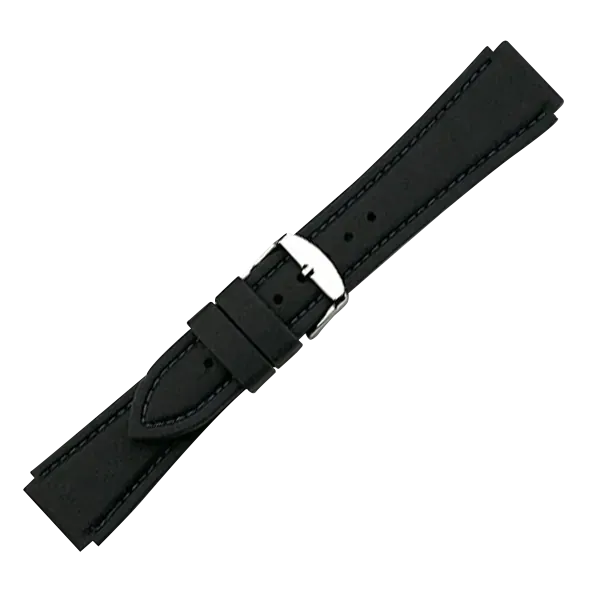 SILIKONARMBAND SCHWARZ | 20MM