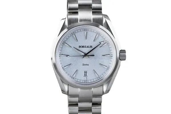 Borealis Sintra Light Blue Sunray dial date Miyota 9015 automatic movement version B.C