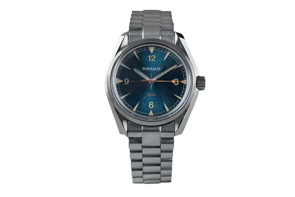 Borealis Sintra Blue Sunray dial no date Miyota 90S5 automatic movement version AA