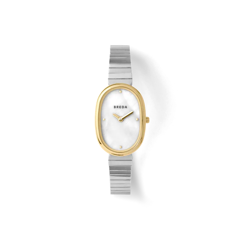 Jane | Metal Oval Watch | 23mm Oval Case | Stainless Steel Bracelet | BREDA Watch
