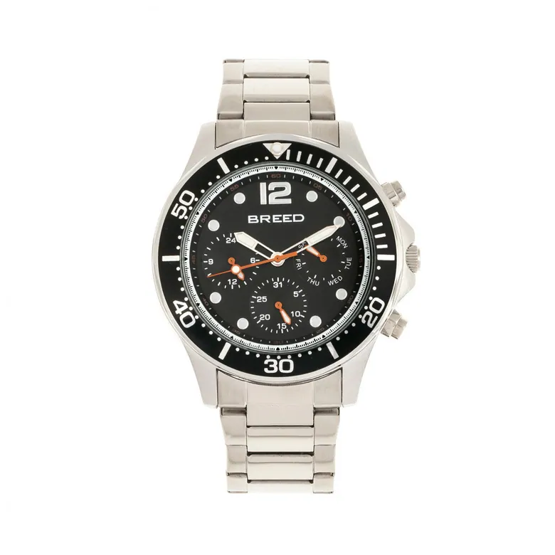 Breed Pegasus Men's Watch Silver Band Silver Case BRD8101