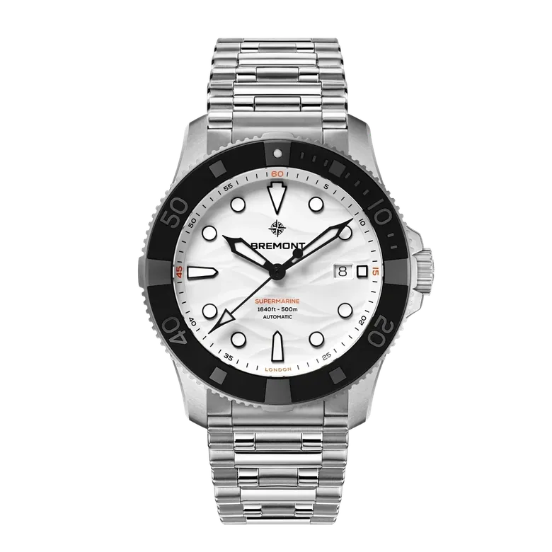 Supermarine 500m | Men's Diving Watch | White Dial | 904L Stainless Steel