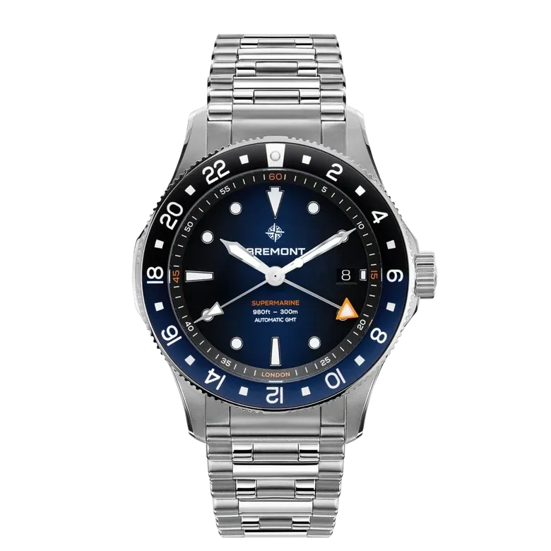 Supermarine 300M GMT, 'Glacier' Blue