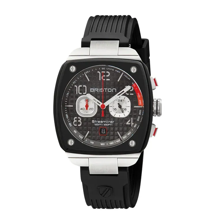 Streamliner Gentleman Driver - Chrono - Rubber - Noir