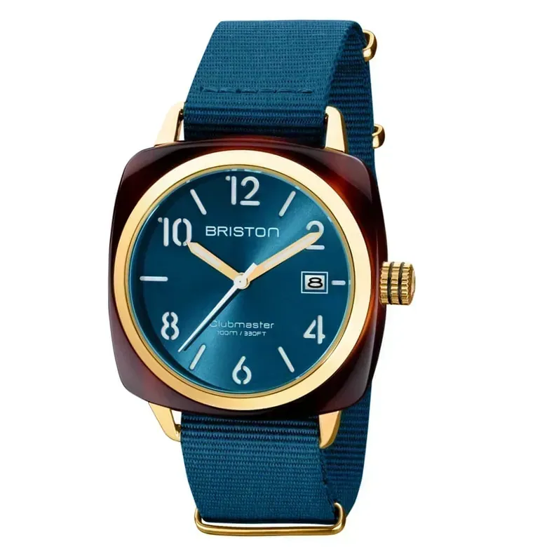 Clubmaster Classic - HMS - Gold - Bleu canard
