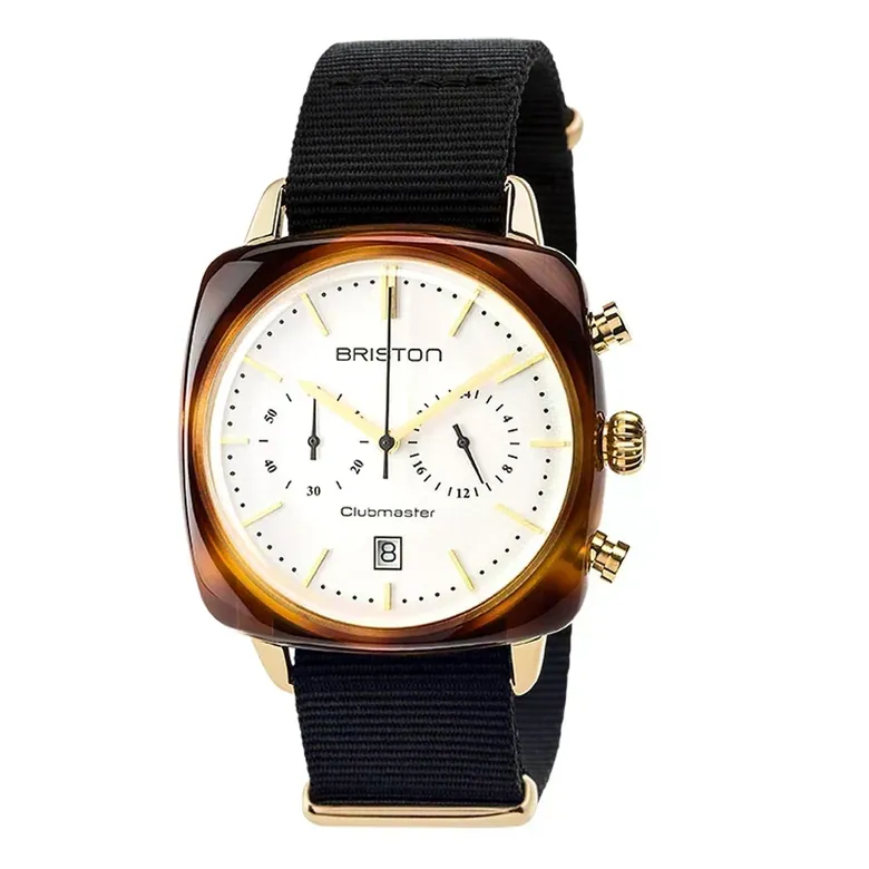 Clubmaster Vintage - Chrono - Gold - Blanc