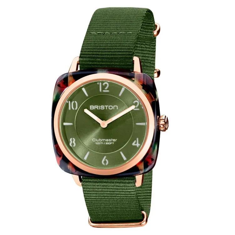 Clubmaster Chic - HM - Gold - Vert Olive