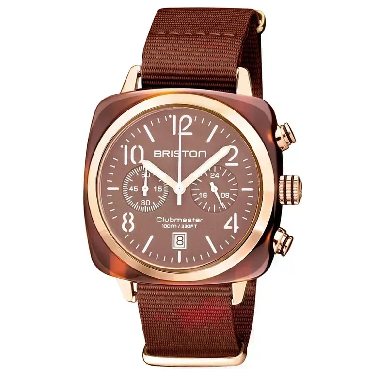 Clubmaster Classic - Chrono - Rose Gold - Chocolat