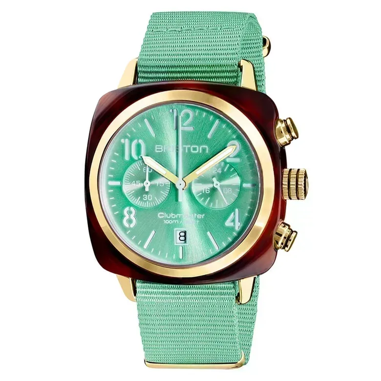 Clubmaster Classic - Chrono - Gold - Vert d'eau