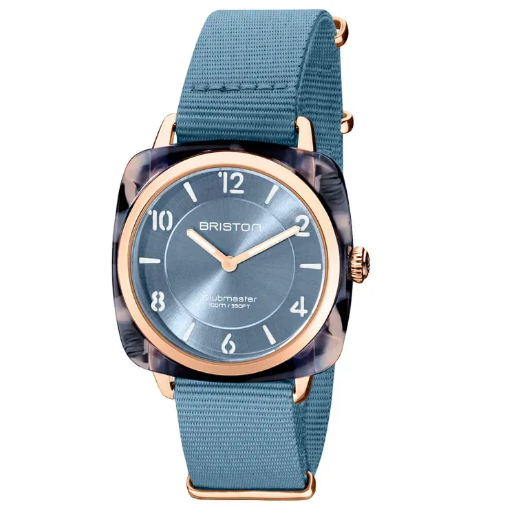 Clubmaster Chic - HM - Gold - Bleu Glacier