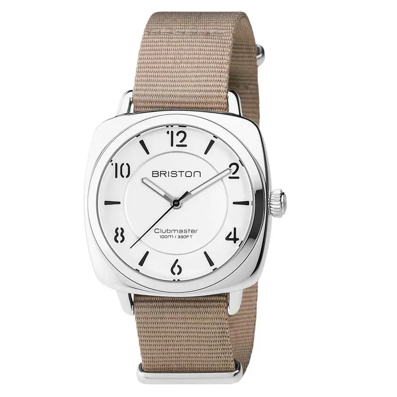 Clubmaster Chic - HMS - Acier - Blanc