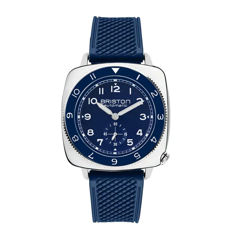 Clubmaster Legend - Petite Seconde - Acier - Bleu - FKM