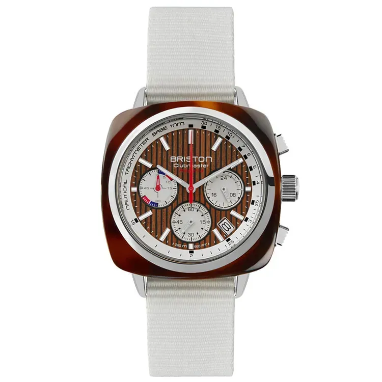 Clubmaster Regatta - Chrono - Noyer / Blanc