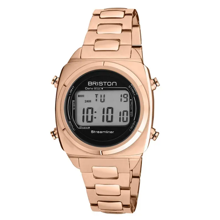 Streamliner Digital Acier - Gold - Noir