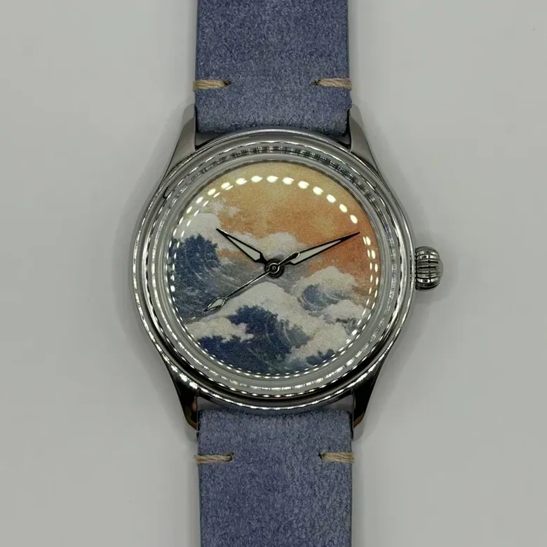Ukiyo-e Golden Hour Wave