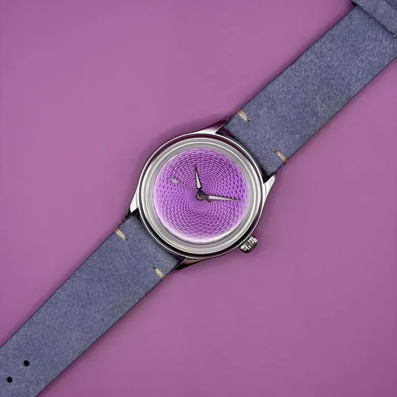 Fuchsia Guilloché