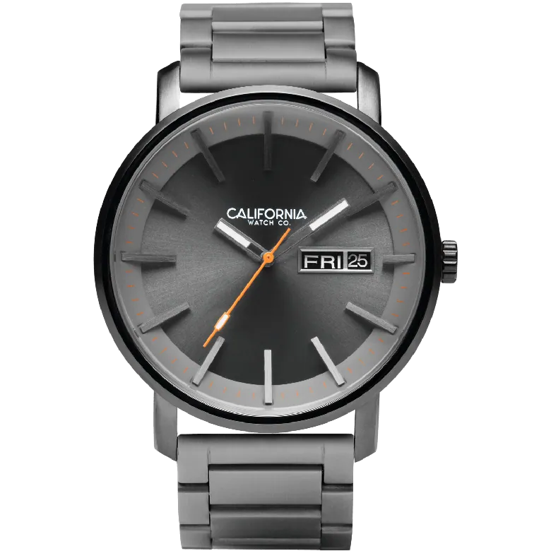 Mojave SS Gunmetal Orange | California Watch Co.