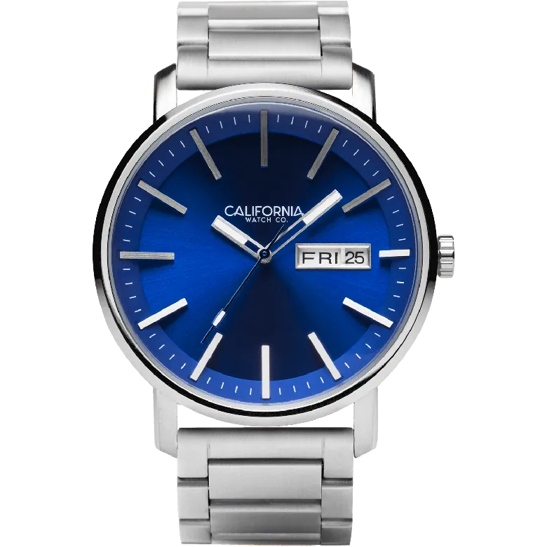 Mojave SS Silver Navy | California Watch Co.