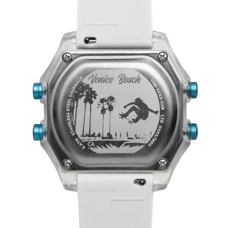 Venice Beach Digital Clear White