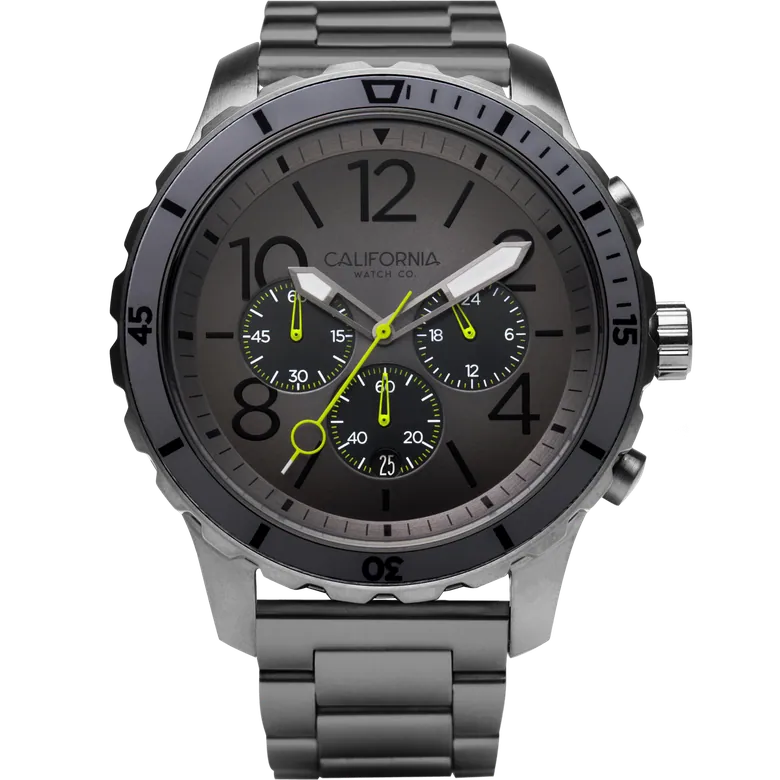 Mavericks Chrono SS All Gunmetal | California Watch Co.