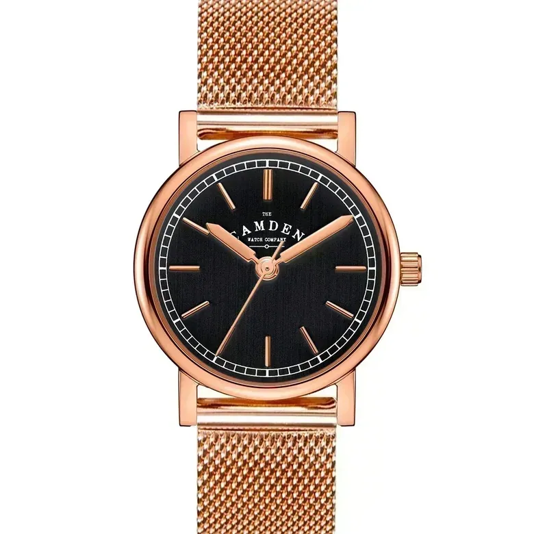 No.24 Rose Gold and Black on Mesh