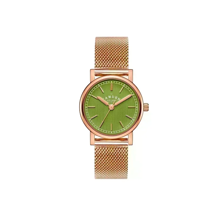 No.24 Green and Rose Gold on Mesh