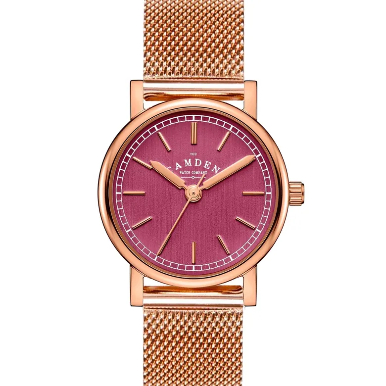 No.24 Rose Gold and Oxblood on Mesh
