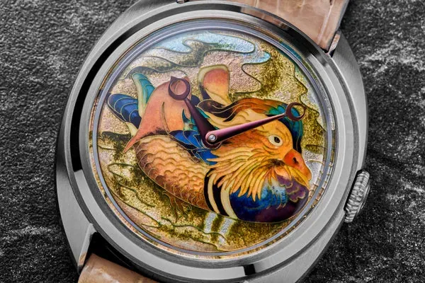 Century Cloisonné "Mandarin Duck"