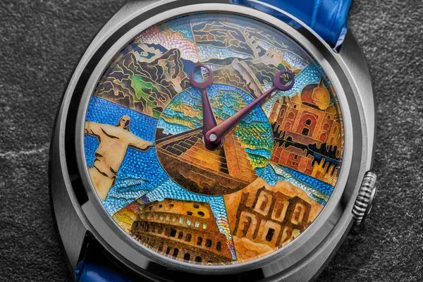 Century Cloisonné "Seven Wonders"