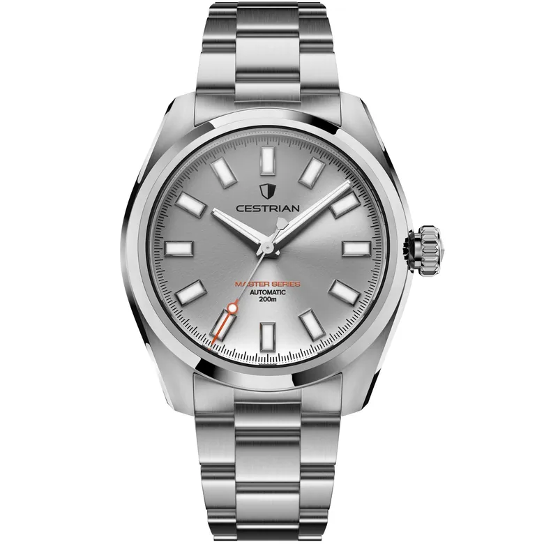 Cestrian Master Series V3 40mm Silver Dial Steel Bracelet Automatic Men's Watch
