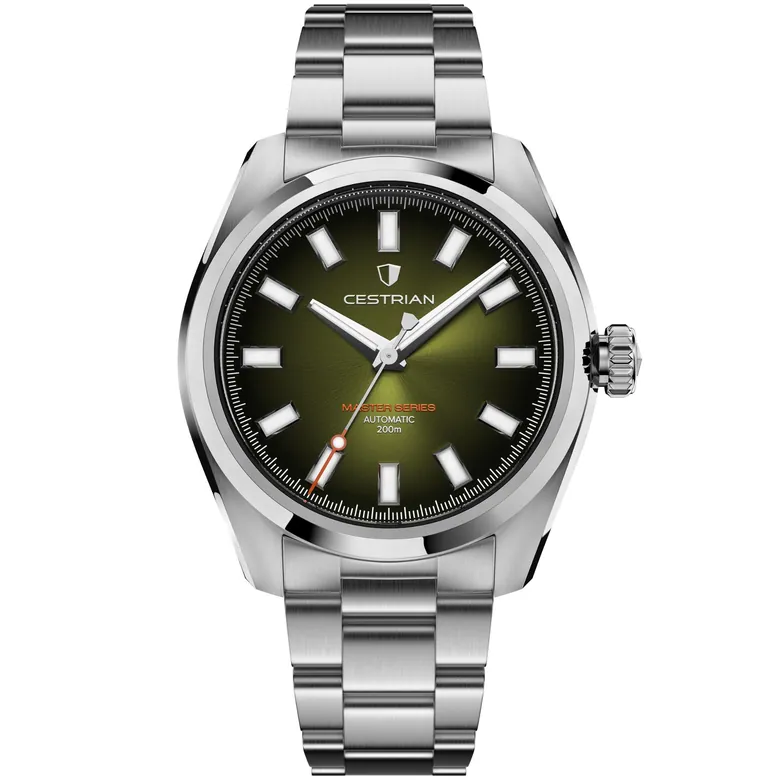 Cestrian Master Series V3 40mm Green Dial Steel Bracelet Automatic Men's Watch
