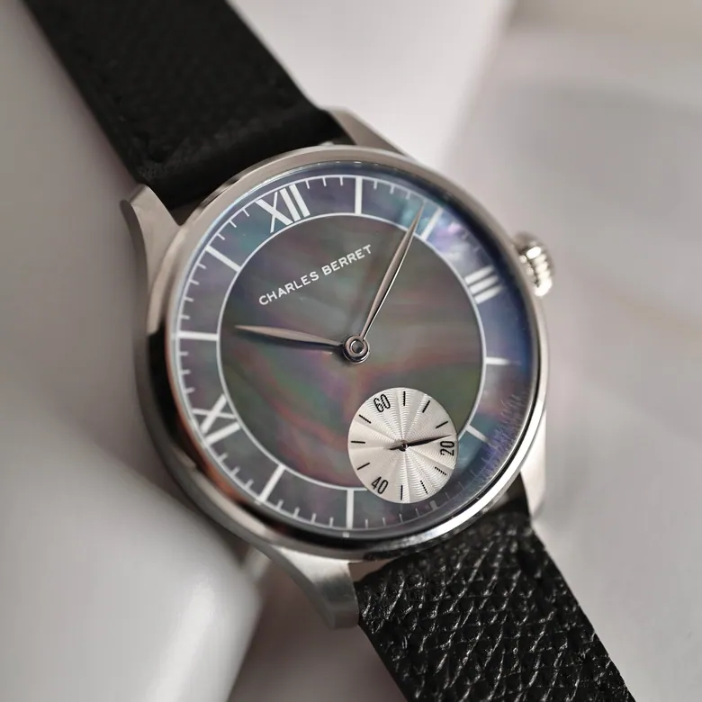Nebula (prototype)- Bespoke Swiss movement with gold movement and MOP
