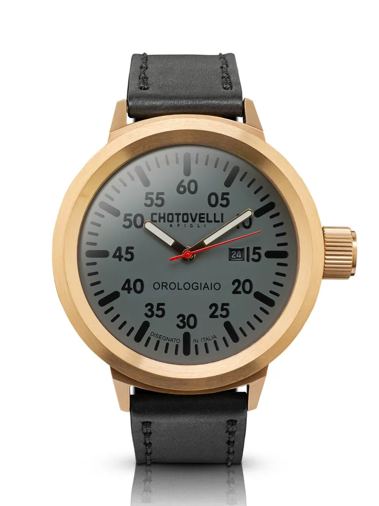 747-04 Big Pilot Watch | Unique Aviator Watch | Chotovelli &amp; Figli