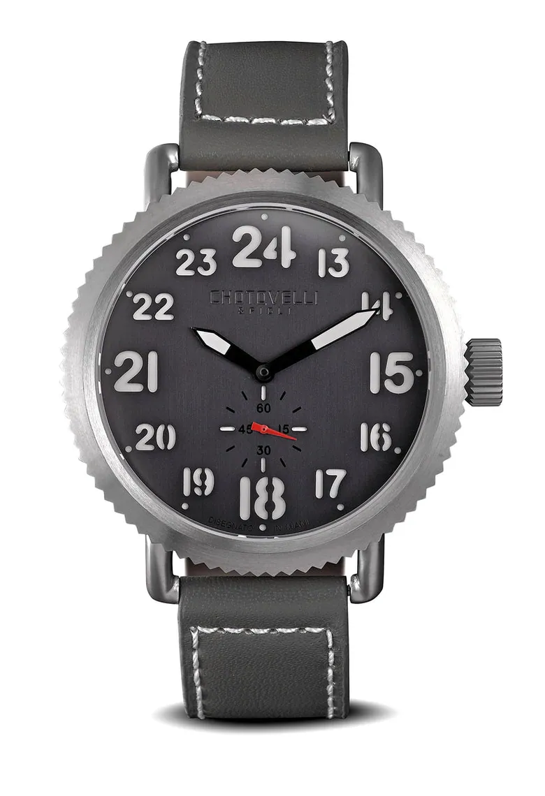 Matte Dial Watch | Leather Strap Watch | Chotovelli &amp; Figli
