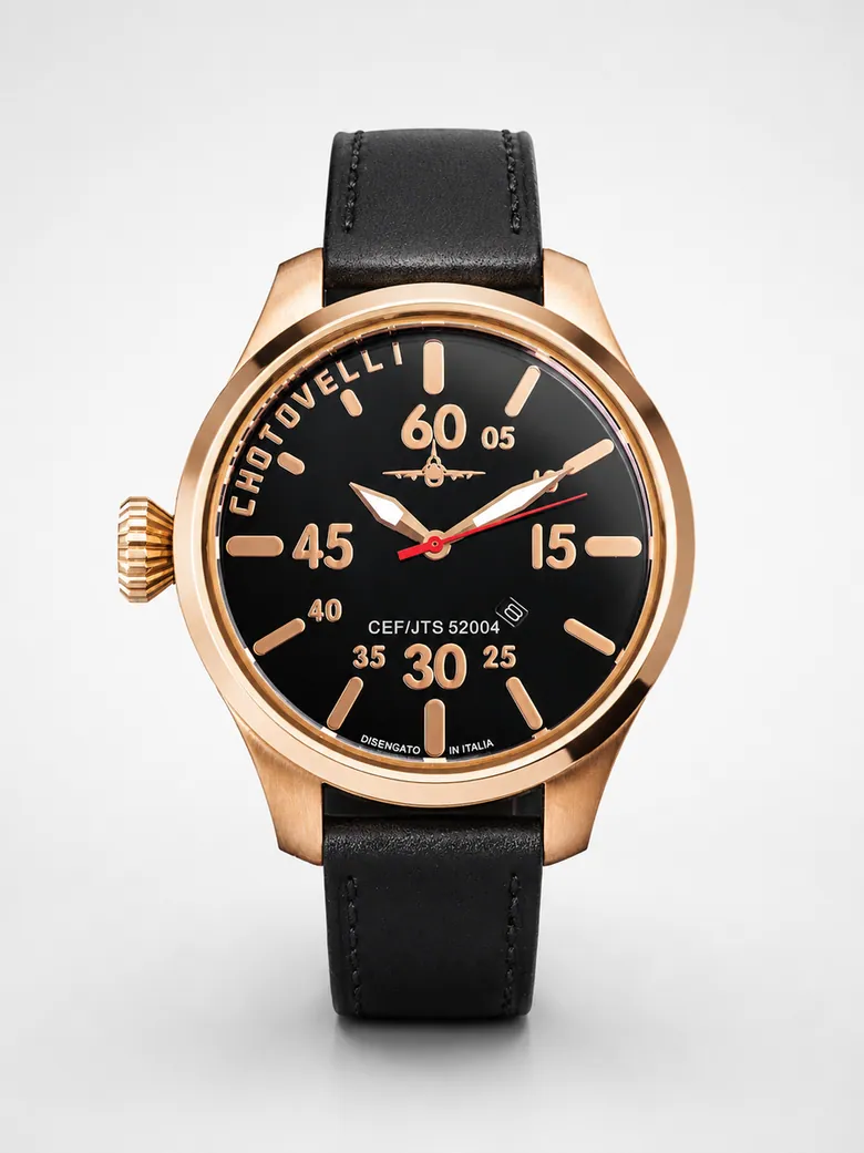 AV 5200-4 Pilot Watch | Rosegold Pilot Watch